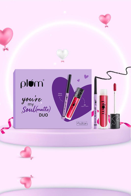 Plum You're My Soul Matte Duo Kohl Kajal & Liquid Lipstick
