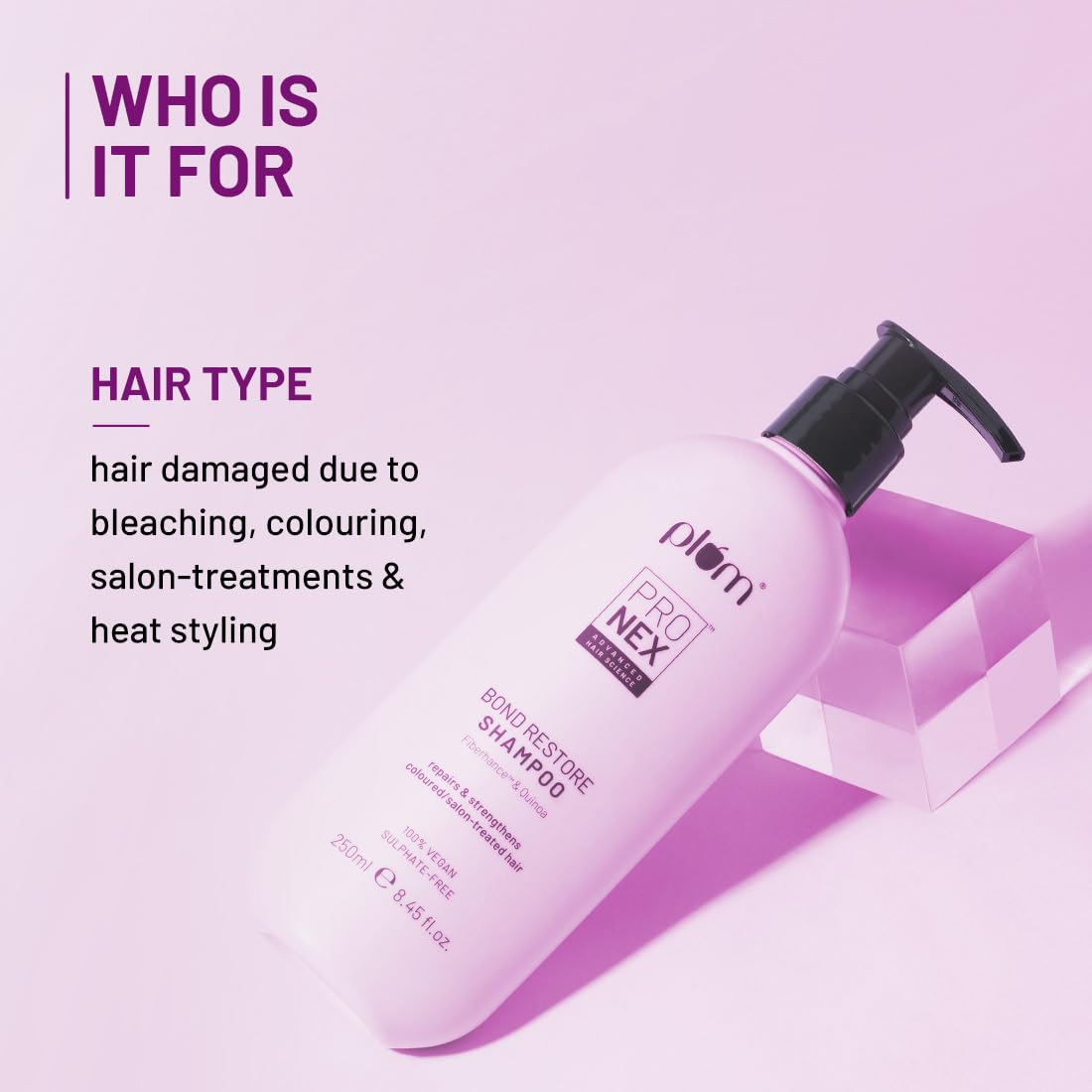 Plum Pro Nex Bond Restore Shampoo - 250 ml