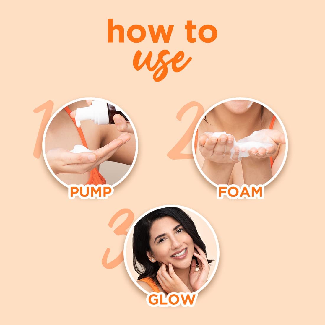 Plum Mandarin & Vitamin C Foaming Face Wash