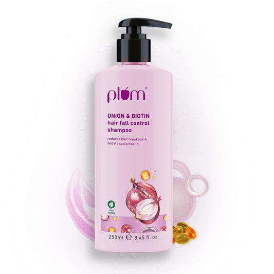 Plum Onion & Biotin Hair Fall Control Shampoo (250ml)