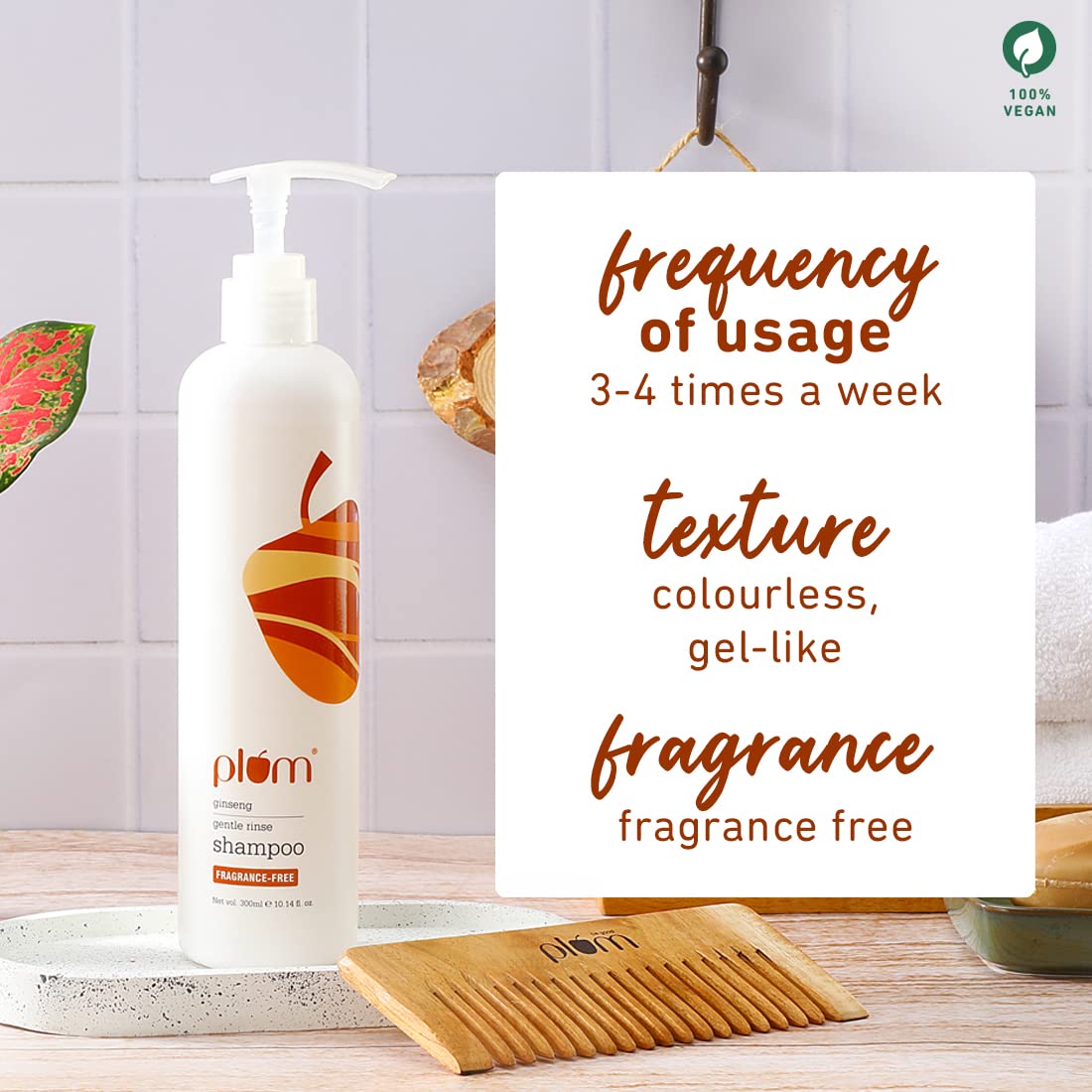 Plum Ginseng  Gentle Rinse Shampoo
