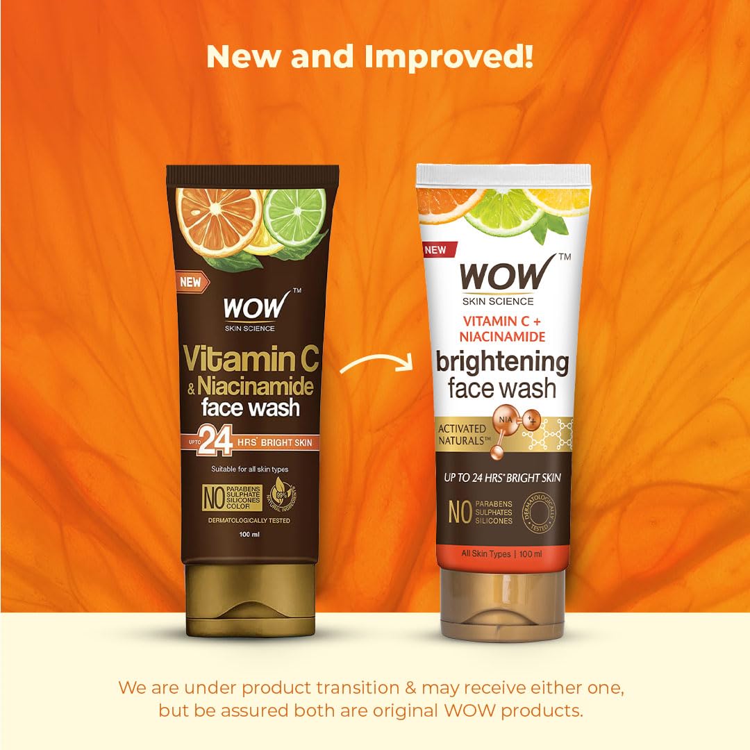 WOW Skin Science Brightening Vitamin C Foaming Face Wash 80ml