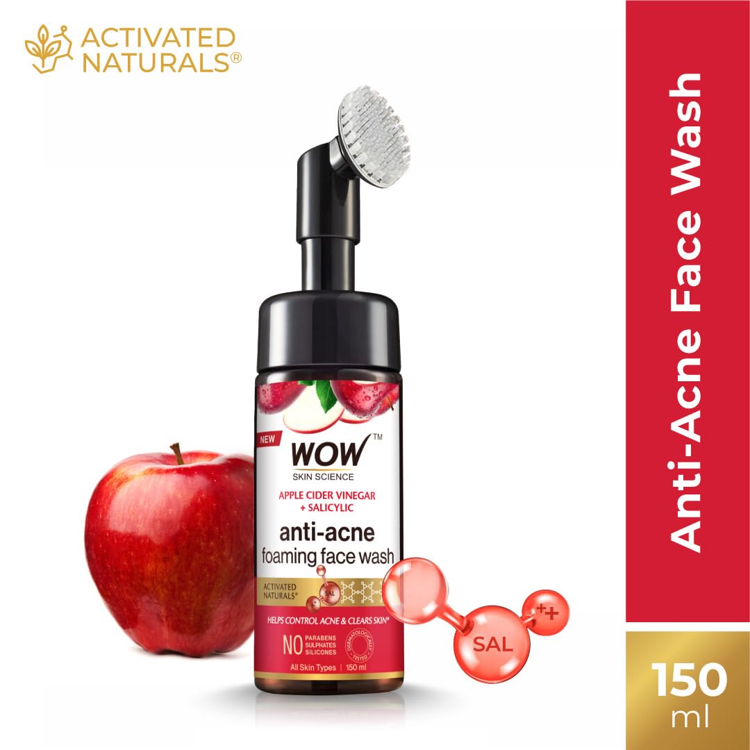 WOW Skin Science Apple Cider Vinegar Foaming Face Wash 150ml