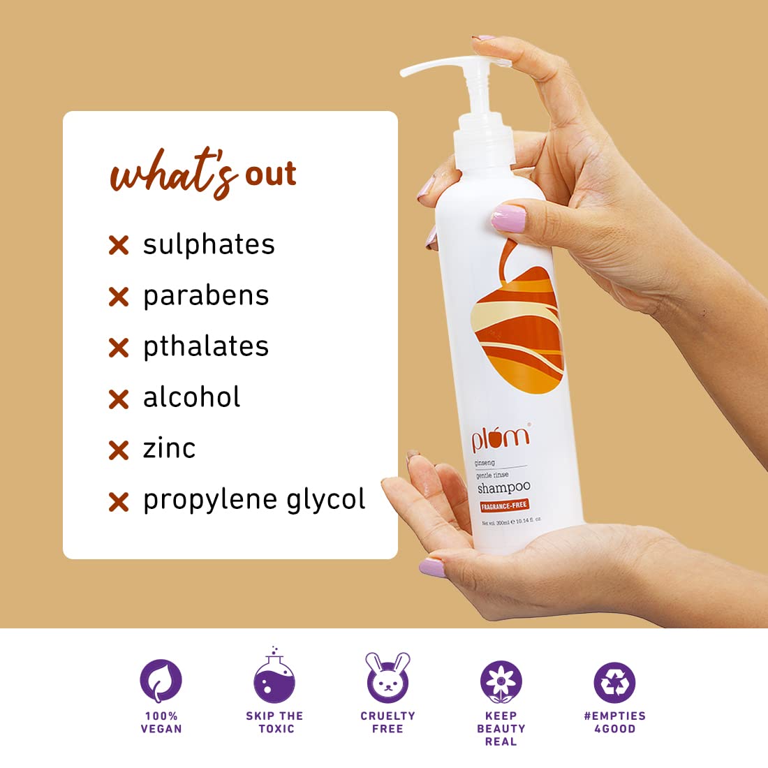 Plum Ginseng  Gentle Rinse Shampoo