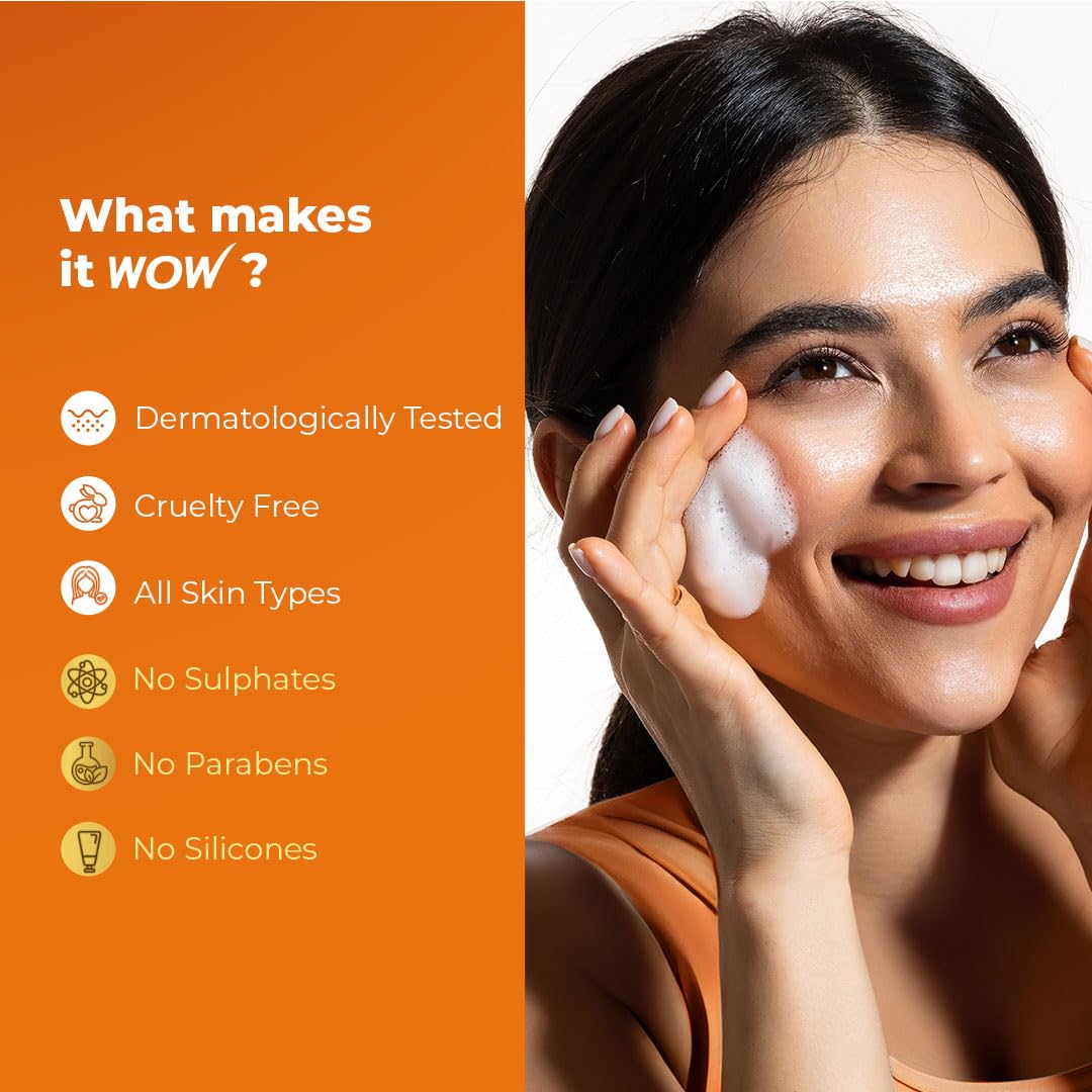WOW Skin Science Brightening Vitamin C Foaming Face Wash 80ml