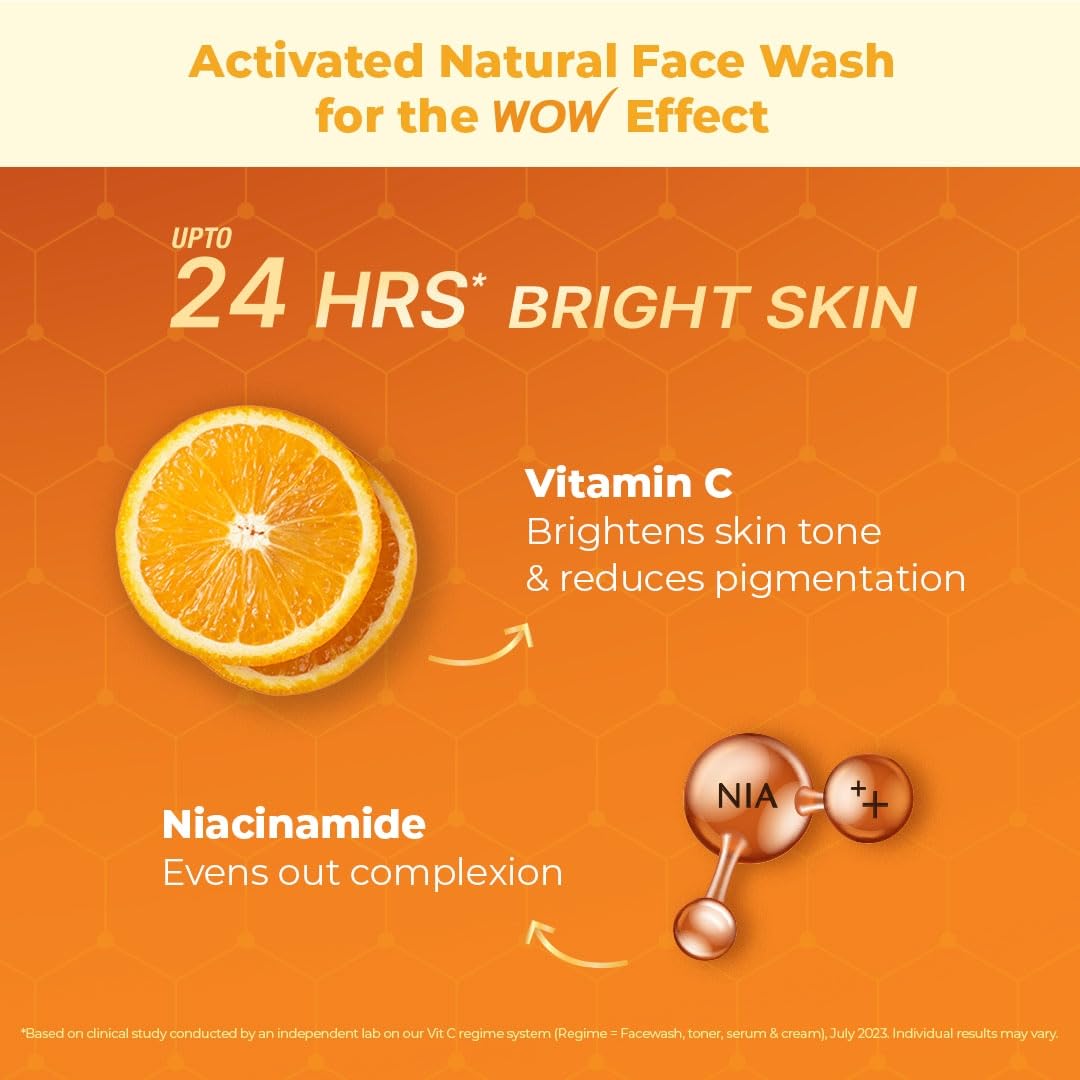 WOW Skin Science Brightening Vitamin C Foaming Face Wash 80ml