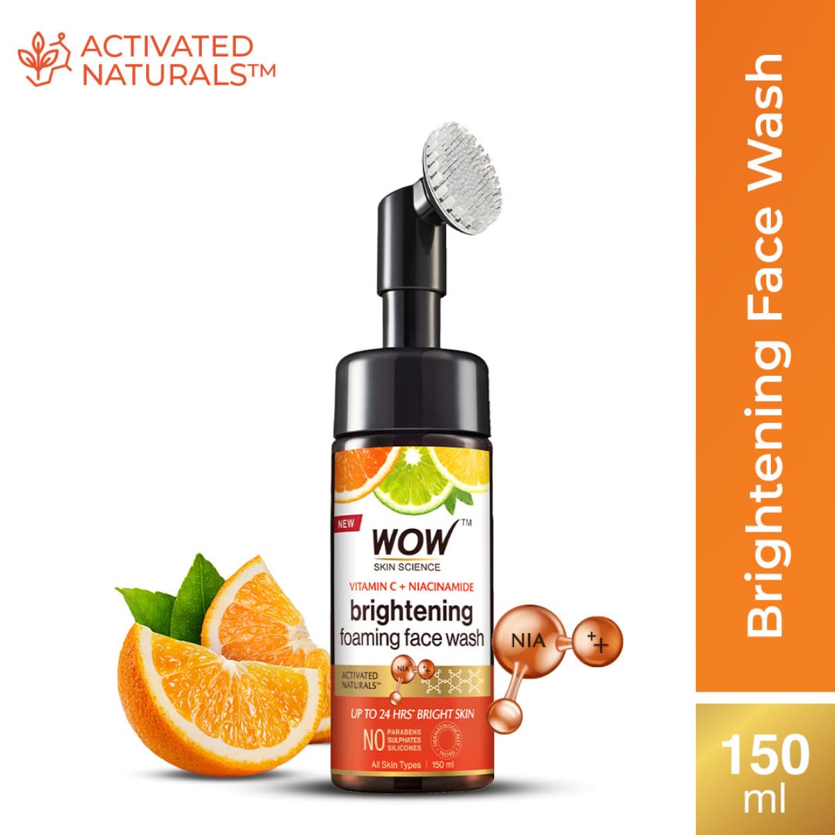 WOW Skin Science Brightening Vitamin C Foaming Face Wash 150ml