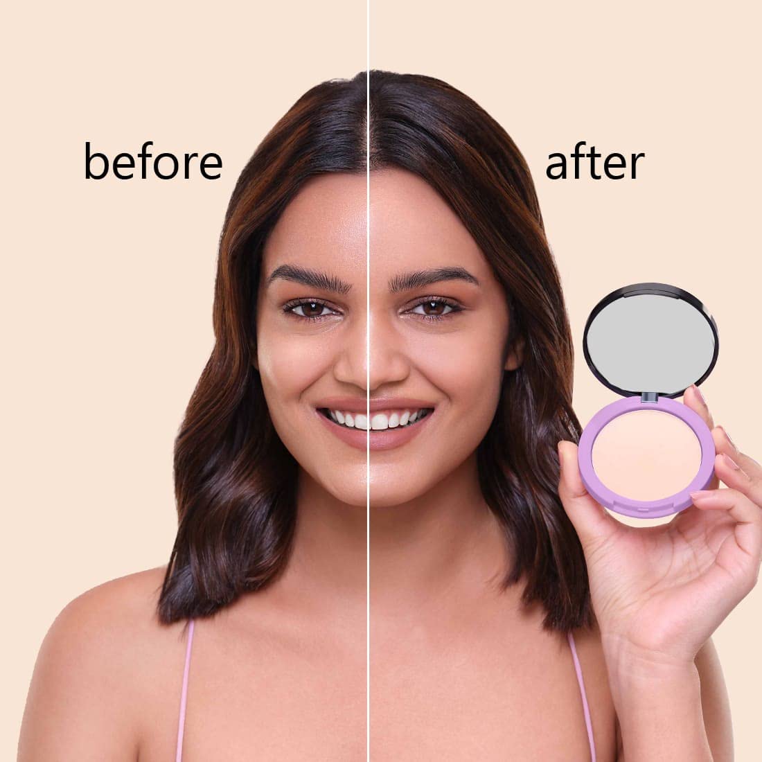 Plum Legit Matte Talc-Free Compact (Natural Beige - 110Y)