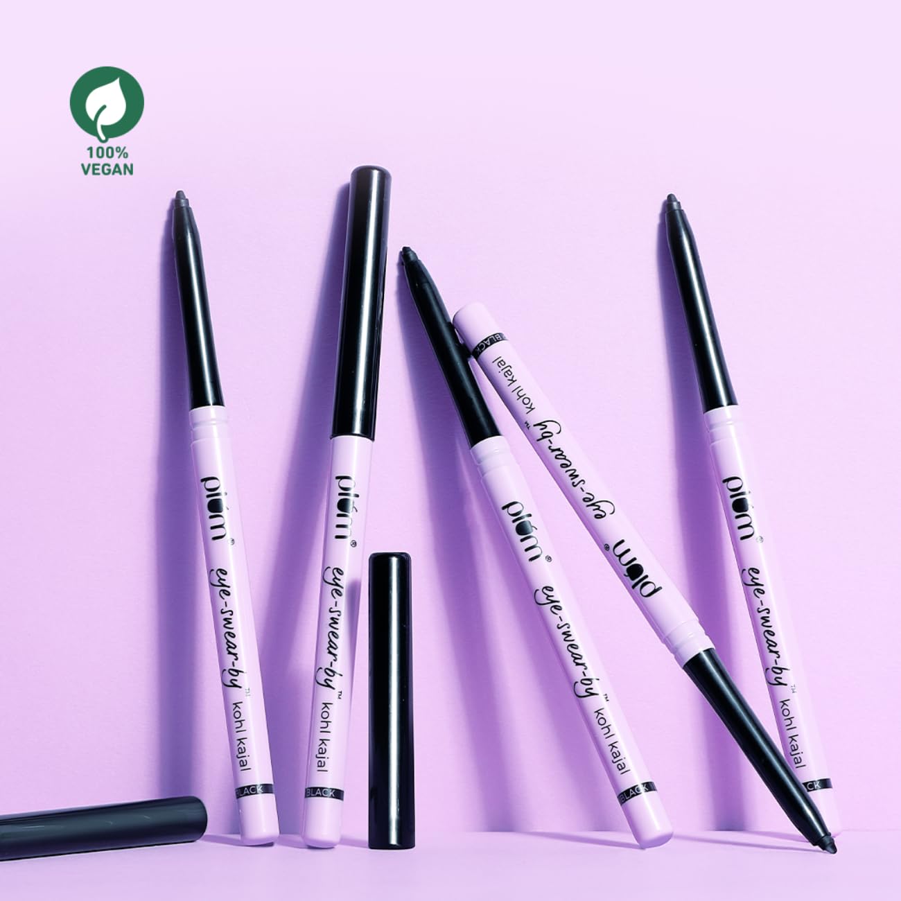 Plum Eye-swear-by Kohl Kajal Deep Black