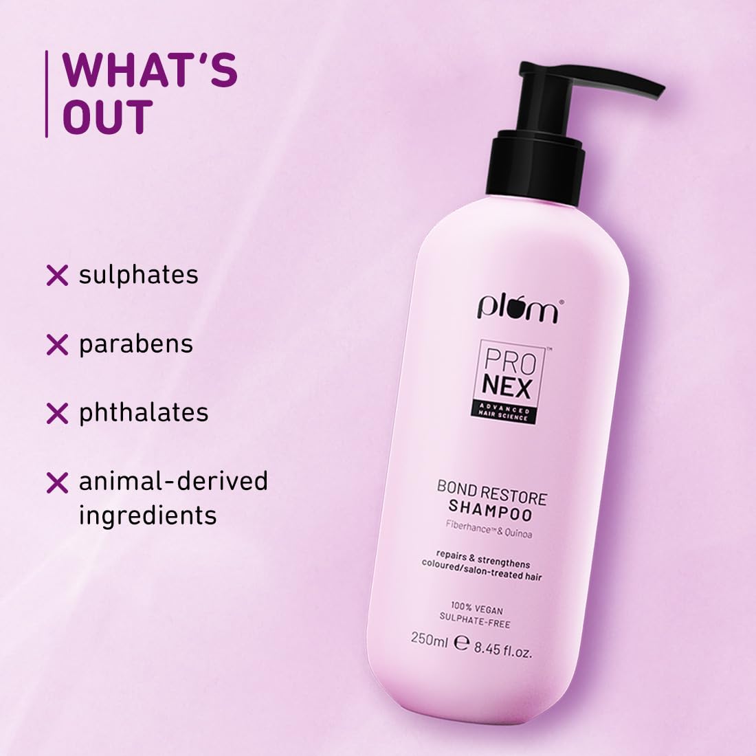 Plum Pro Nex Bond Restore Shampoo - 250 ml