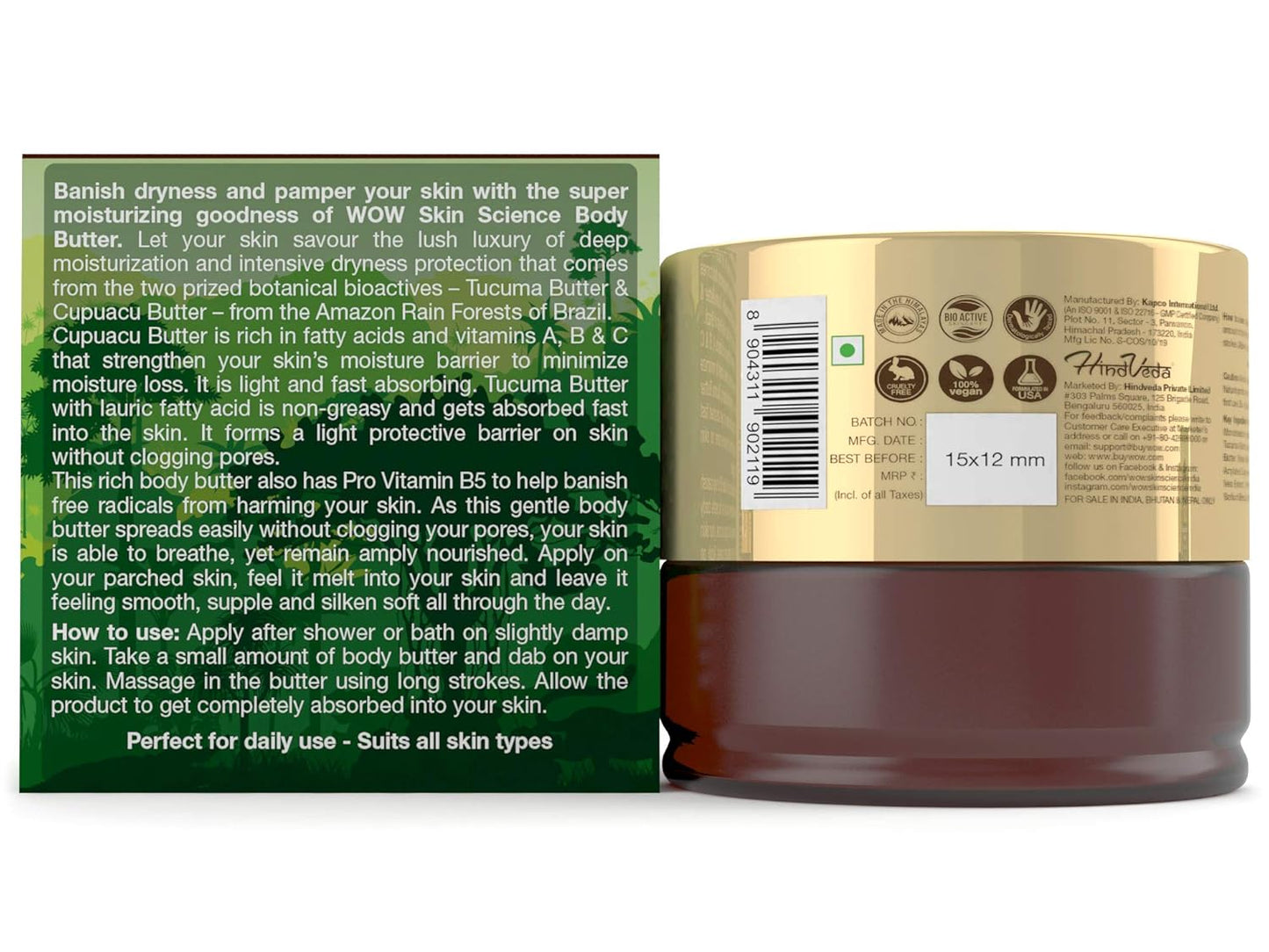WOW Skin Science Amazon Rainforest Collection  Body Butter