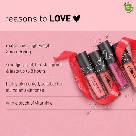 Plum Matte In Heaven Mini Liquid Lipsticks Set Of 4