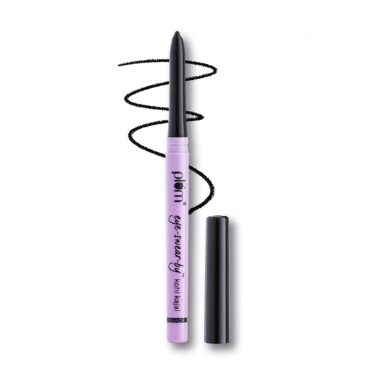Plum Eye-swear-by Kohl Kajal Deep Black