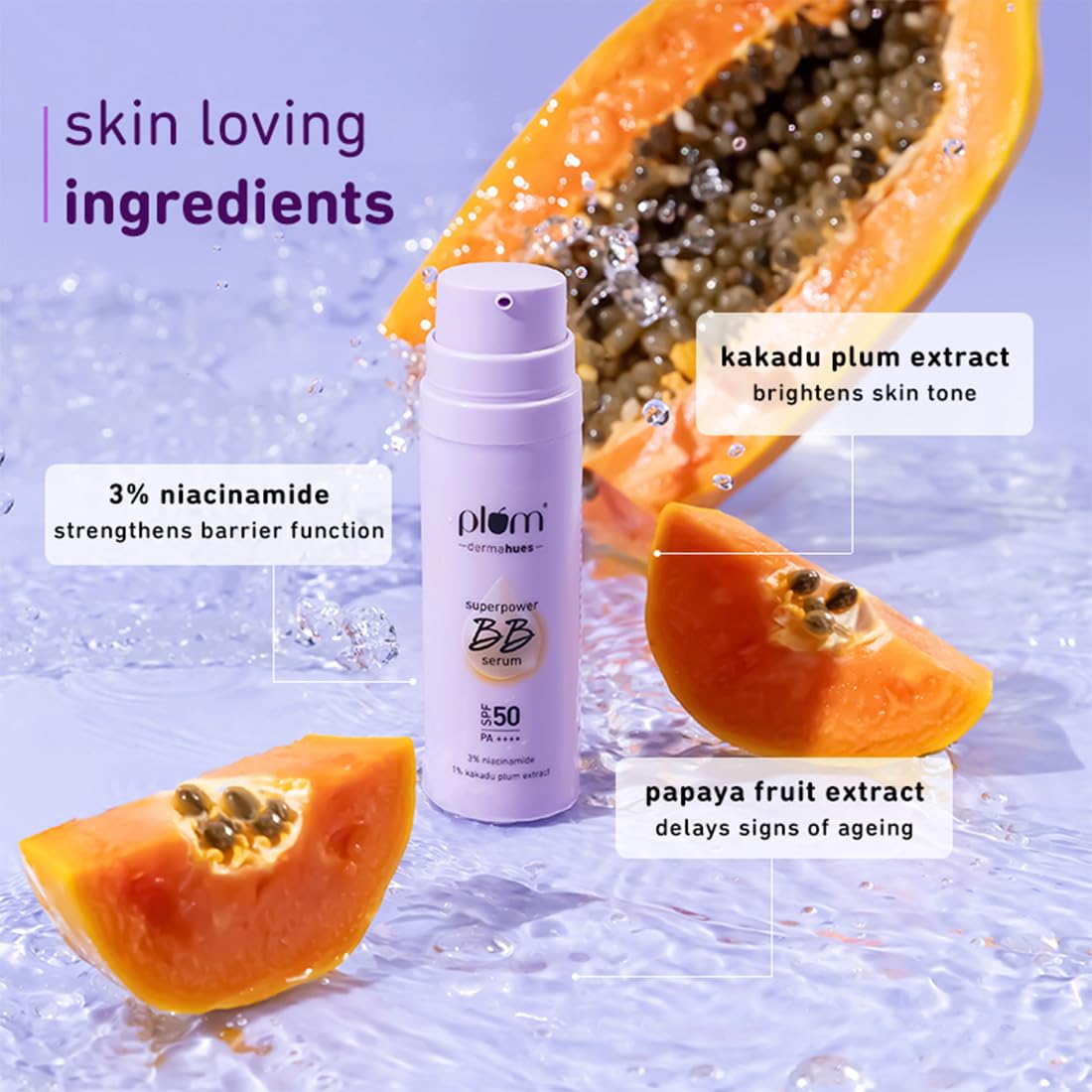 Plum  Superpower BB Serum with SPF 50 PA ++++
